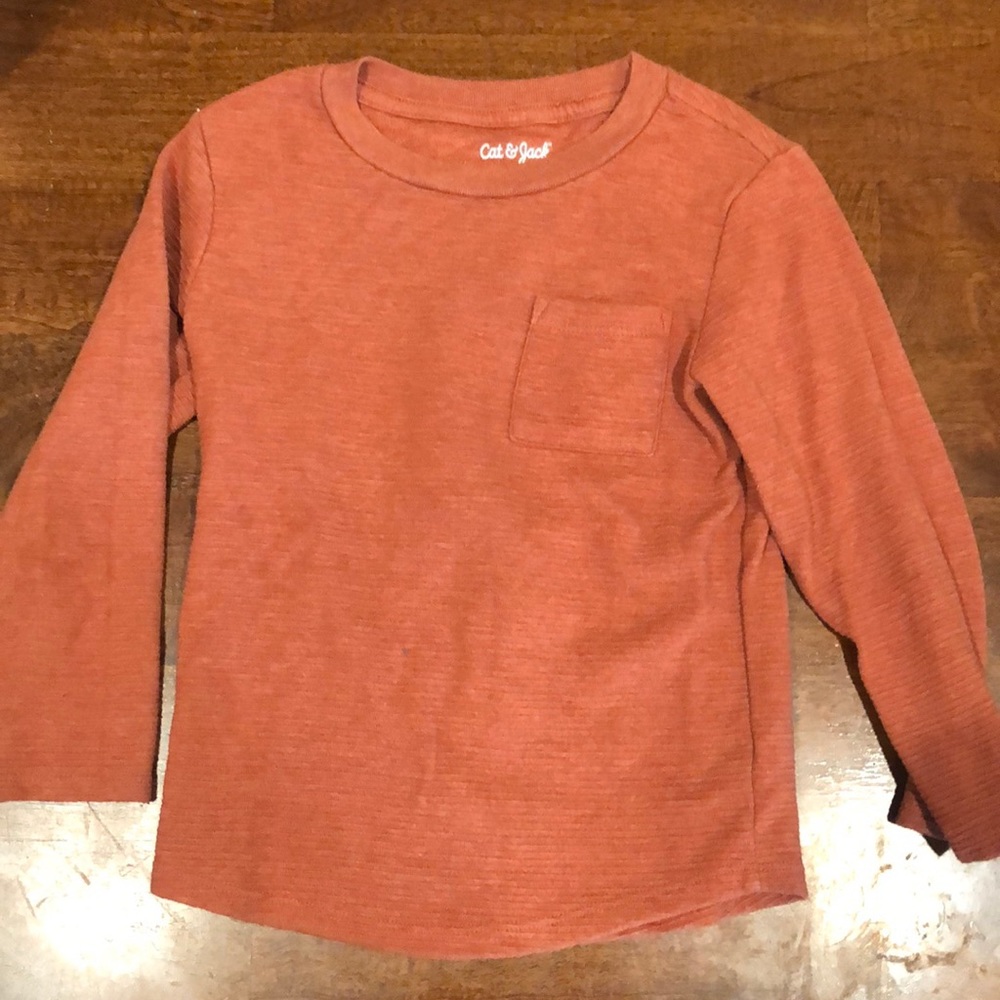 Burnt orange kids top!!